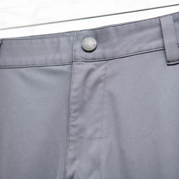 RHONE Commuter Five Pocket Pants Dark Gray Mens 35 Slim Fit Stretch EXCELLENT! - Picture 2 of 6